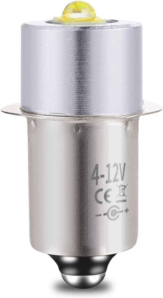 LudoPam Conversion Upgrade LED Bulb Replacement Compatible for Maglite Flashlight 3 4 5 6 Cell C/D